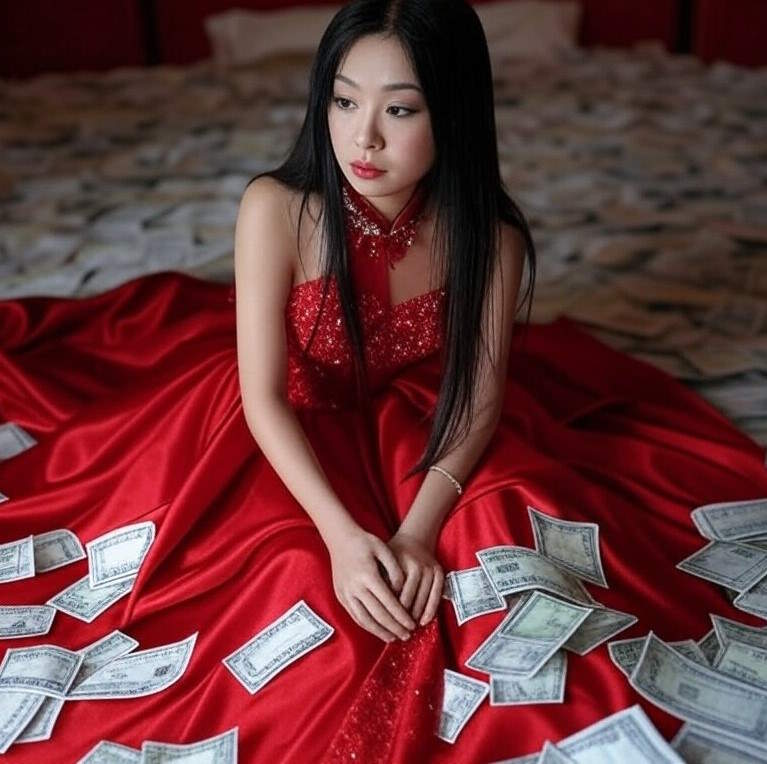 Une Chinoise triste car mariée pour de l'argent.